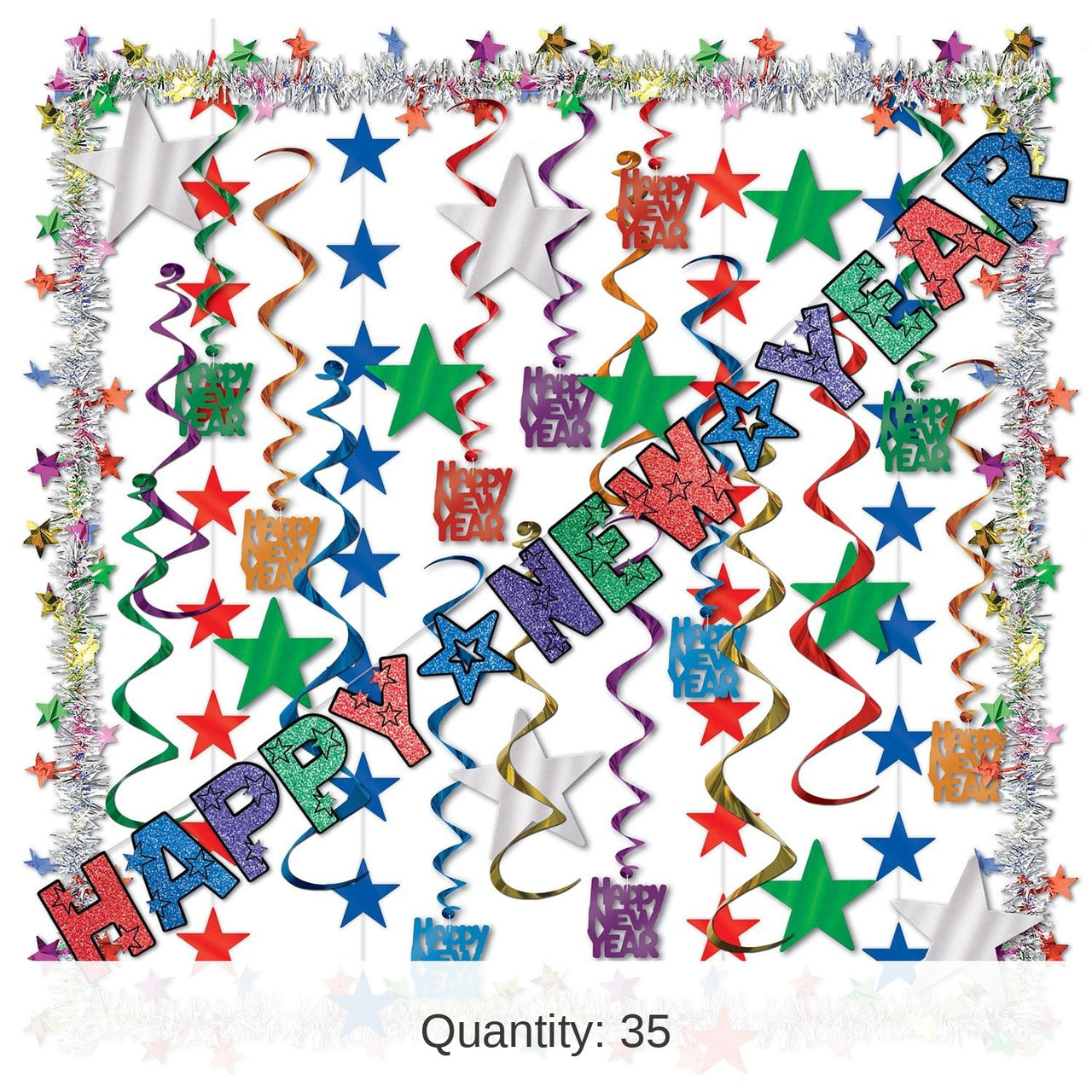 Bulk 35 Piece New Year Decorating Kit