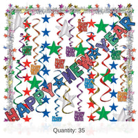 Bulk 35 Piece New Year Decorating Kit