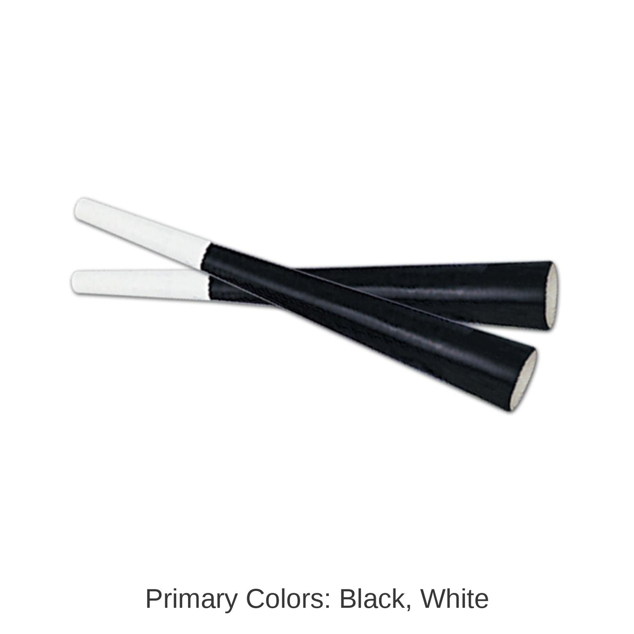 100 Pack Bulk Black New Years Party Horns