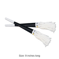100 Pack Bulk Black New Years Party Horns with White Tassel