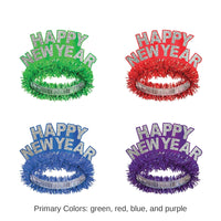 24 Pack Bulk Packaged Happy New Year Regal Tiaras