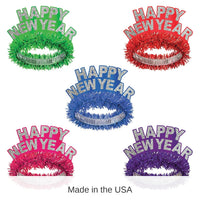 50 Pack Bulk Happy New Year Regal Tiara
