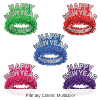 50 Pack Bulk Happy New Year Regal Tiara