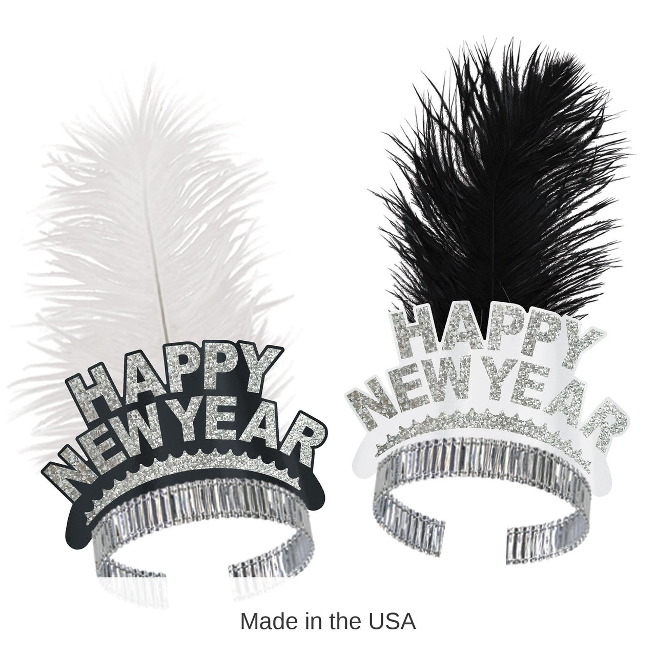 50 Pack Bulk New Year's Eve Chicago Swing Tiara