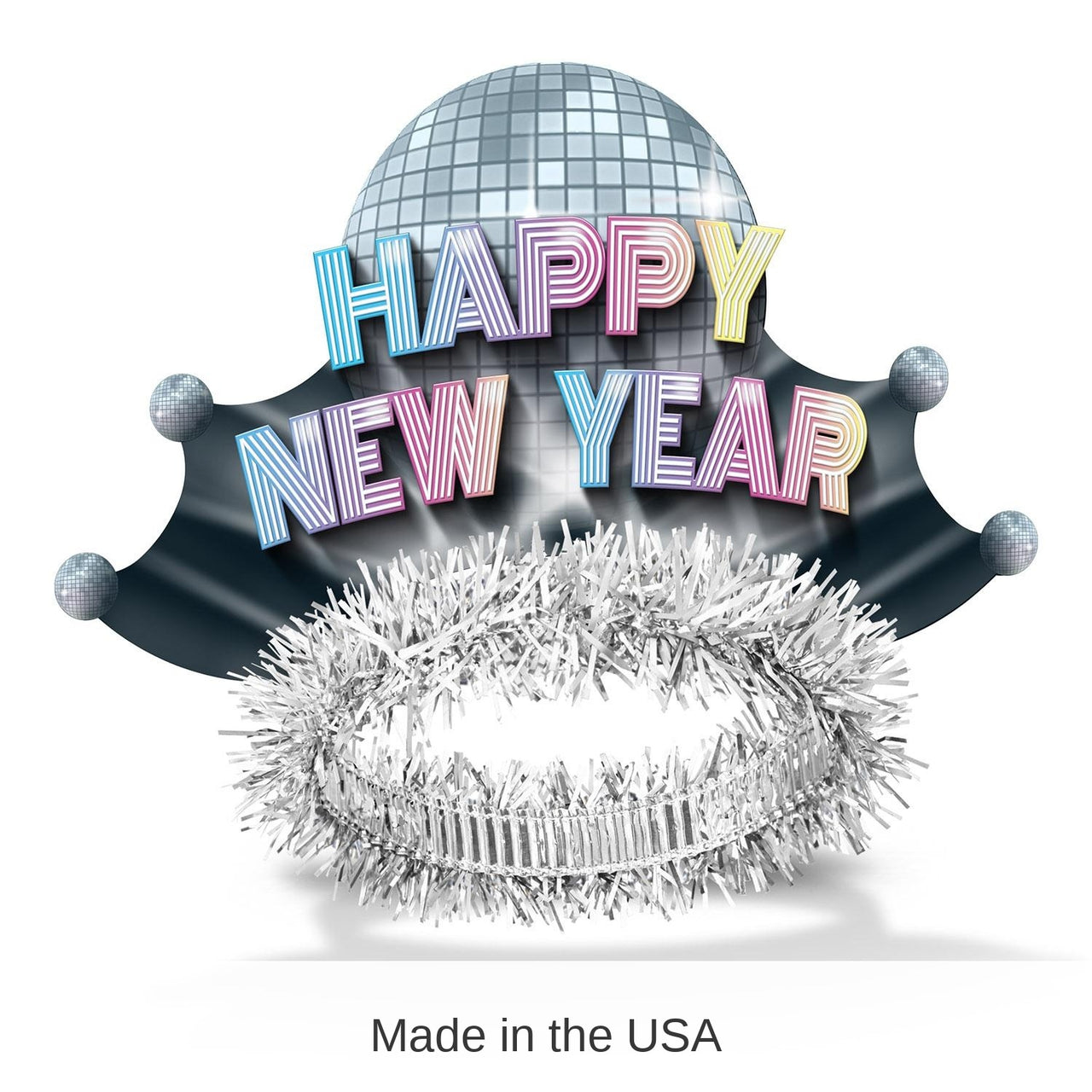 50 Pack Bulk New Year's Eve Disco Fever Tiara