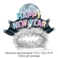 50 Pack Bulk New Year's Eve Disco Fever Tiara