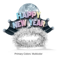 50 Pack Bulk New Year's Eve Disco Fever Tiara