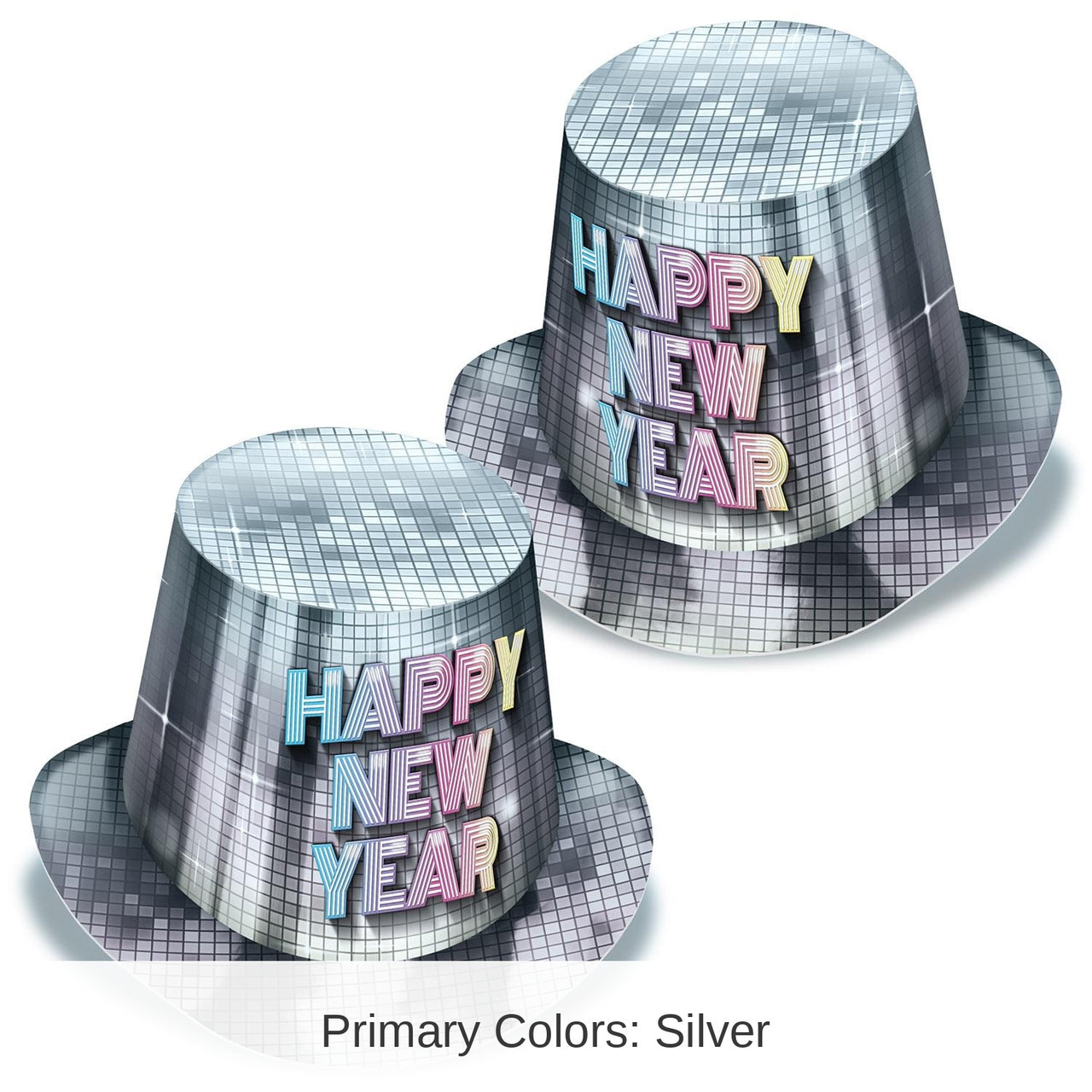 25 Pack Bulk New Year's Eve Disco Fever Hi-Hats