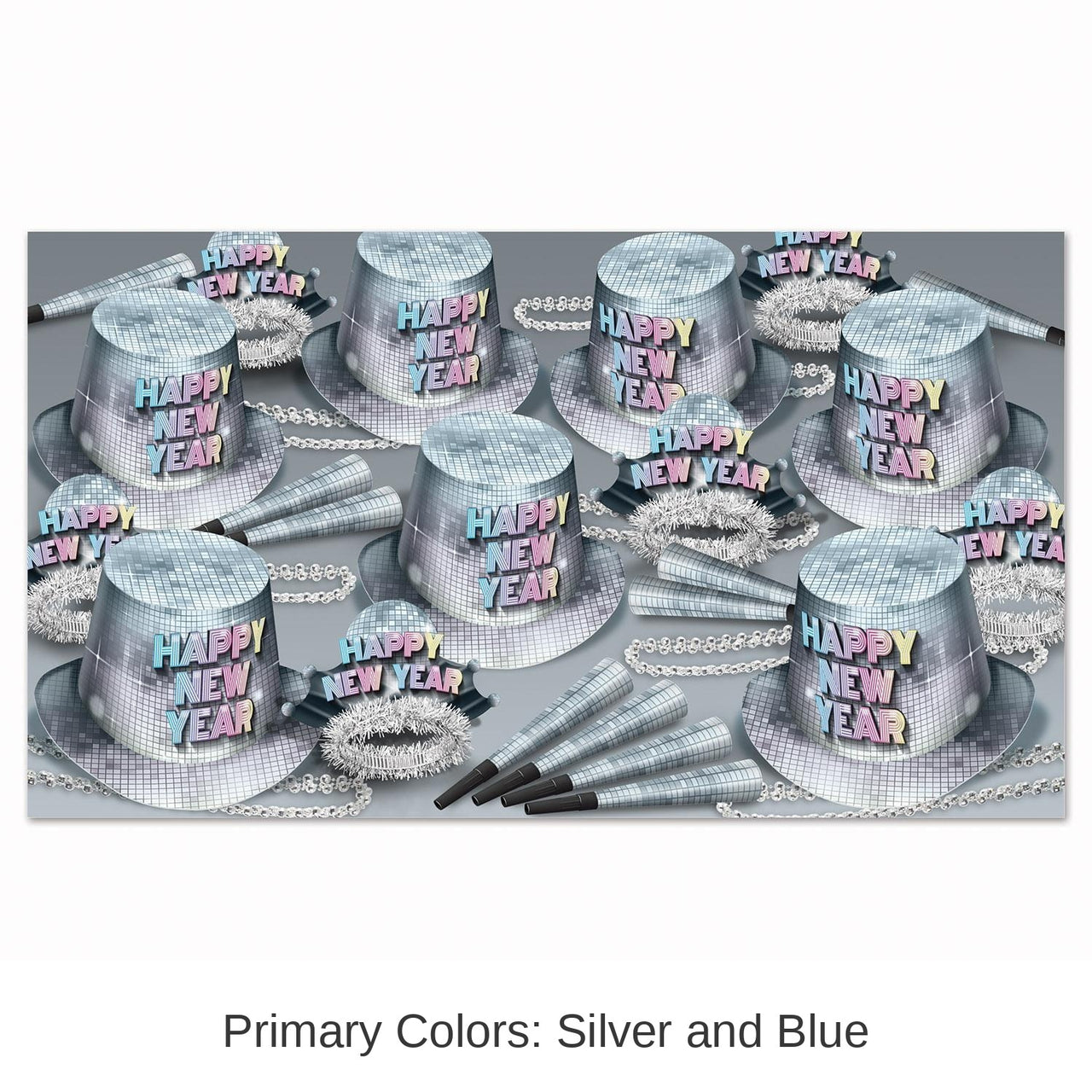 Disco Fever New Year's Eve Party Kit for 50 People