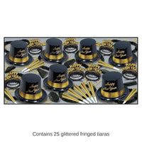 Gold Legacy New Year's Eve Party Kit for 50 People