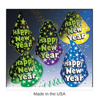 50 Pack Bulk Midnight Glow New Year's Eve Party Hats
