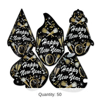 50 Pack Bulk New Year Tymes New Year's Eve Party Hats