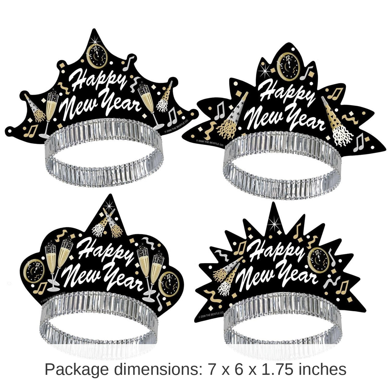 50 Pack Bulk New Year Tymes Tiara