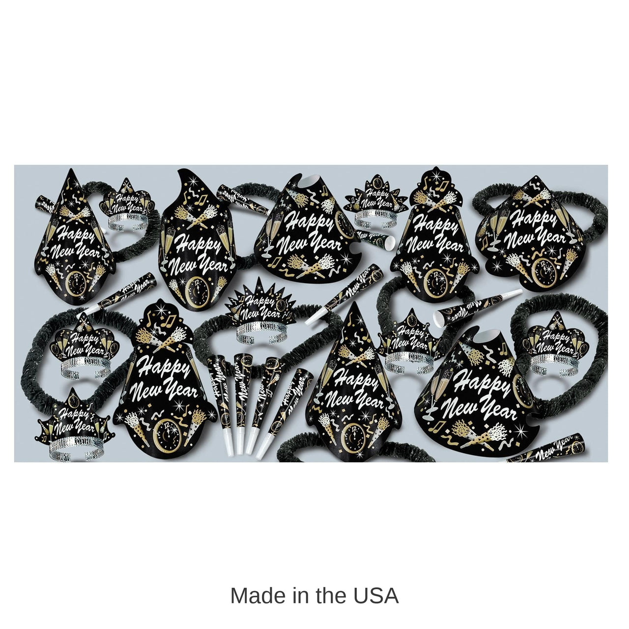 New Year Tymes New Year's Eve Party Kit for 50 People