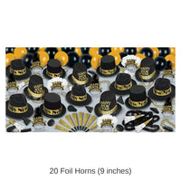Grand Deluxe Gold New Year's Eve Party Kit for 50 People