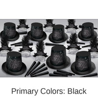 Blackout New Year Party Kit for 50 People