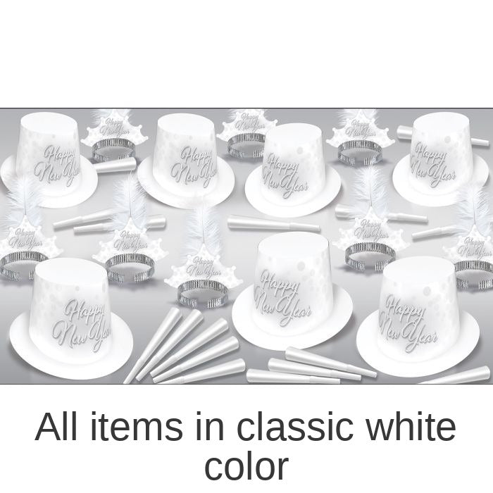 Whiteout New Year Party Kit for 50 People