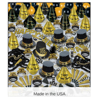 Golden Bonanza New Year's Eve Party Kit for 100 People