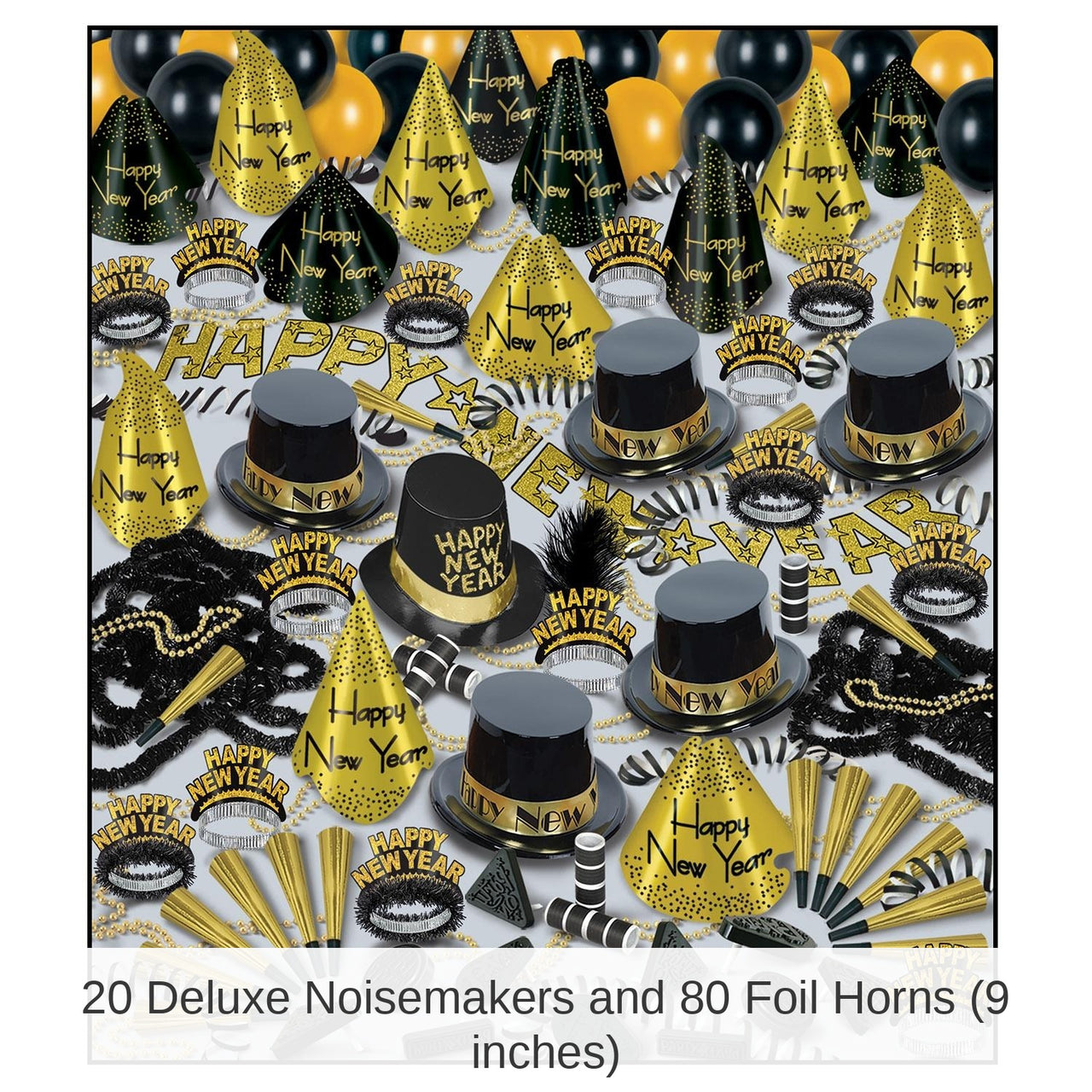 Golden Bonanza New Year's Eve Party Kit for 100 People