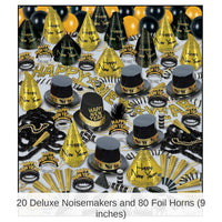 Golden Bonanza New Year's Eve Party Kit for 100 People