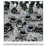 Silver Bonanza New Year's Eve Party Kit for 100 People