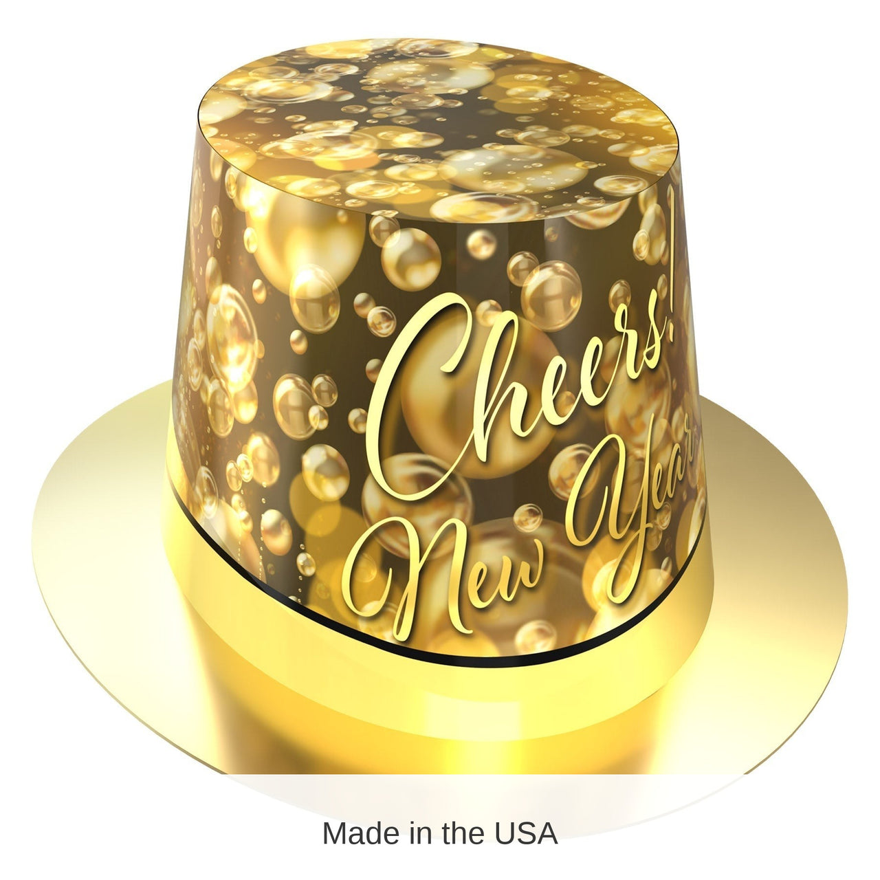 25 Pack Bulk Champagne New Year Hi-Hat