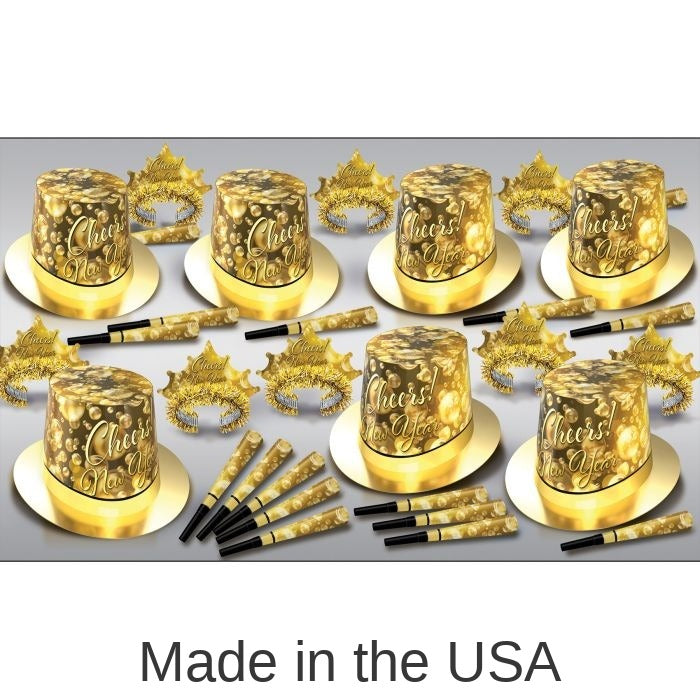 Champagne New Year Party Kit for 50 People