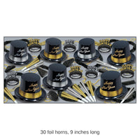 Silver Gold Legacy New Year's Eve Party Kit for 50 People
