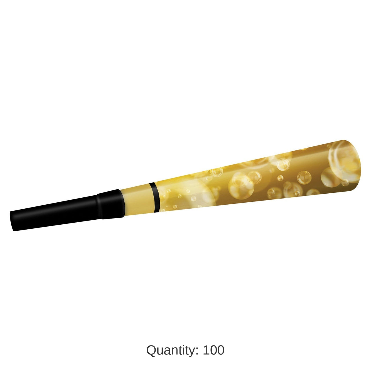100 Pack Bulk Champagne New Year Horns