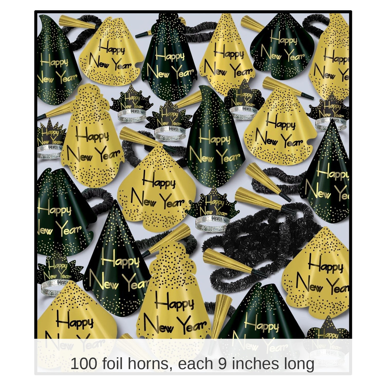 Golden Grand New Year's Eve Party Kit for 100 People