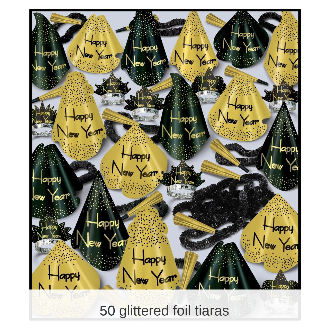 Golden Grand New Year's Eve Party Kit for 100 People