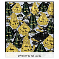 Golden Grand New Year's Eve Party Kit for 100 People
