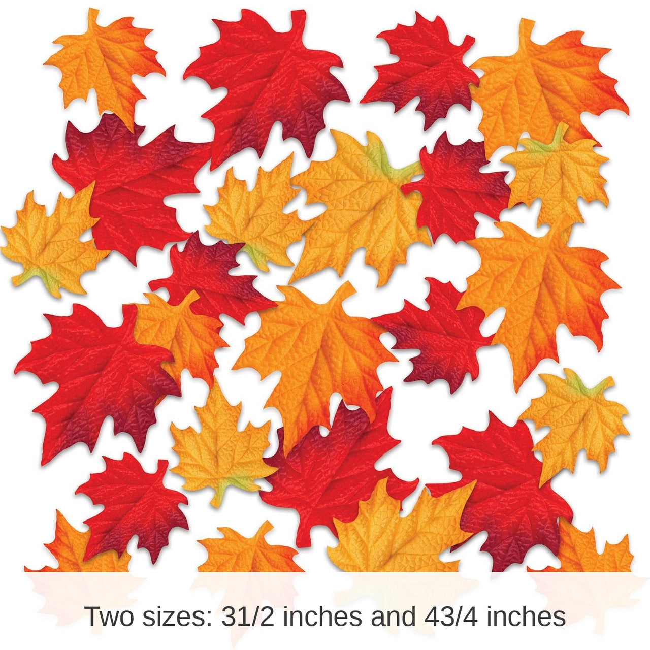 576 Piece Bulk Thanksgiving Deluxe Fabric Autumn Leaves