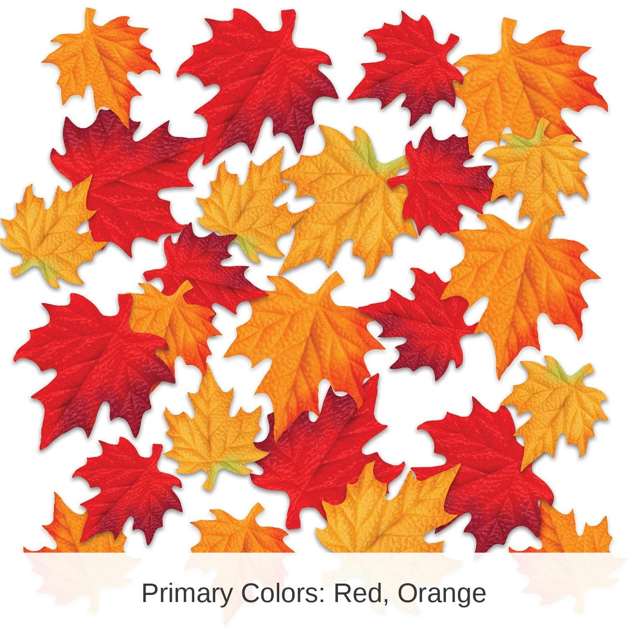 576 Piece Bulk Thanksgiving Deluxe Fabric Autumn Leaves