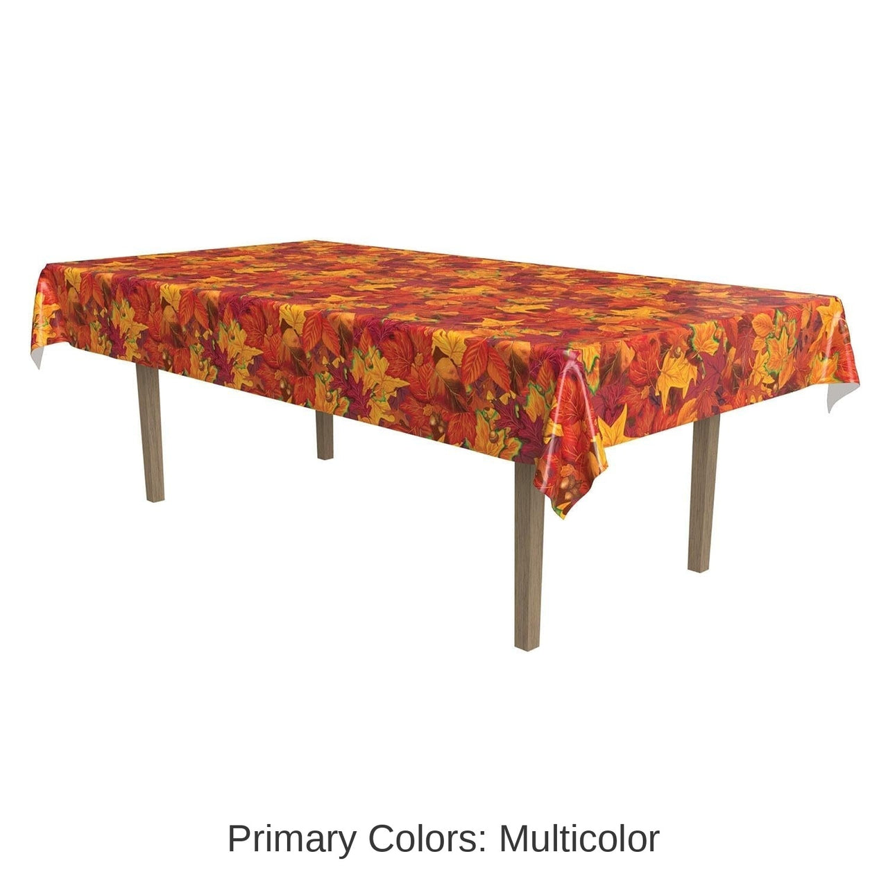 12 Pack Bulk Thanksgiving Fall Leaf Tablecover