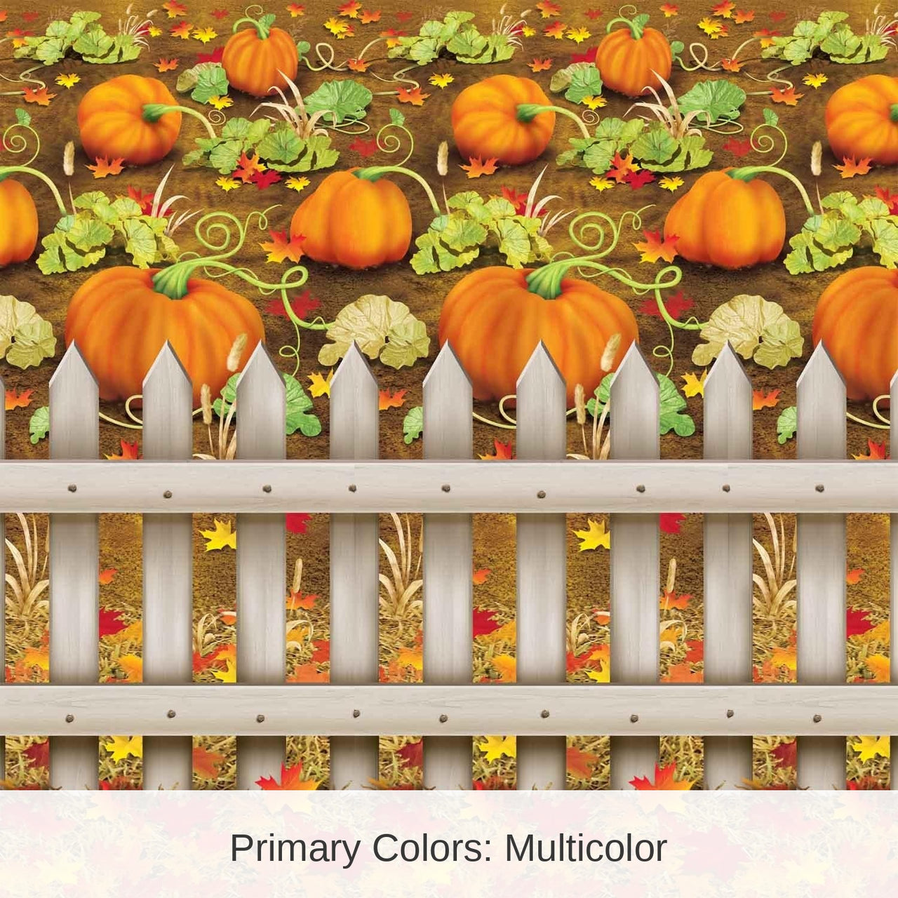 6 Pack Bulk Thanksgiving Pumpkin Patch Backdrop