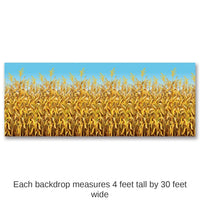 6 Pack Bulk Thanksgiving Cornstalks Backdrop