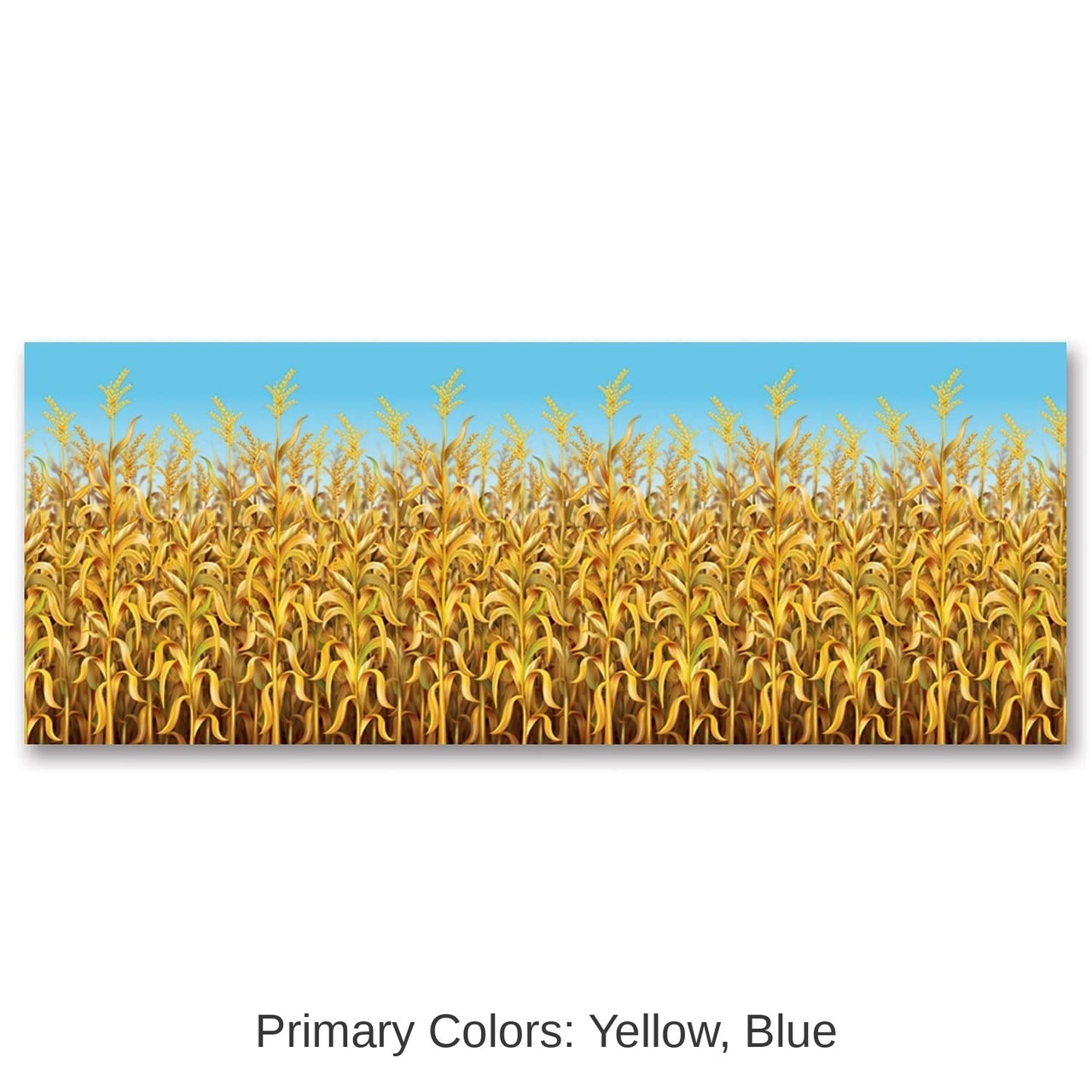 6 Pack Bulk Thanksgiving Cornstalks Backdrop