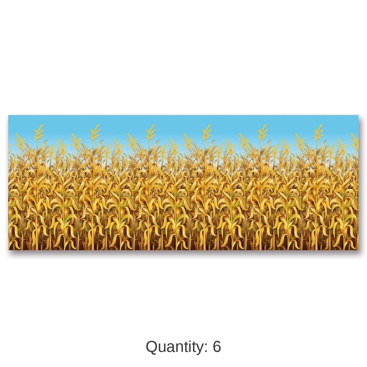 6 Pack Bulk Thanksgiving Cornstalks Backdrop