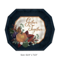 96 Pack Bulk Fall Thanksgiving Dessert Paper Plates 7.5 inch