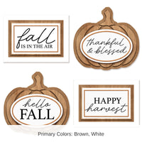 48 Pack Bulk Fall Signs