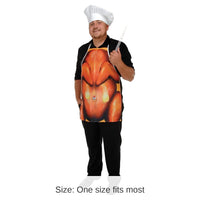 6 Pack Bulk Thanksgiving Fabric Novelty Apron