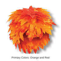 12 Pack Bulk Thanksgiving Fall Leaf Wig