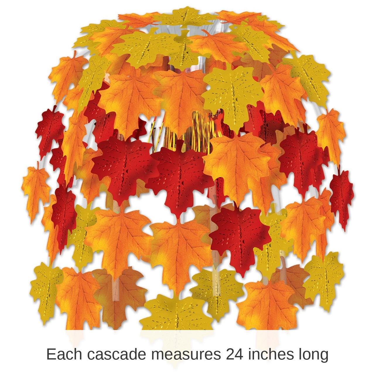 12 Pack Bulk Thanksgiving Leaves Of Autumn Cascade