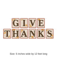 12 Pack Bulk Thanksgiving Give Thanks Streamer