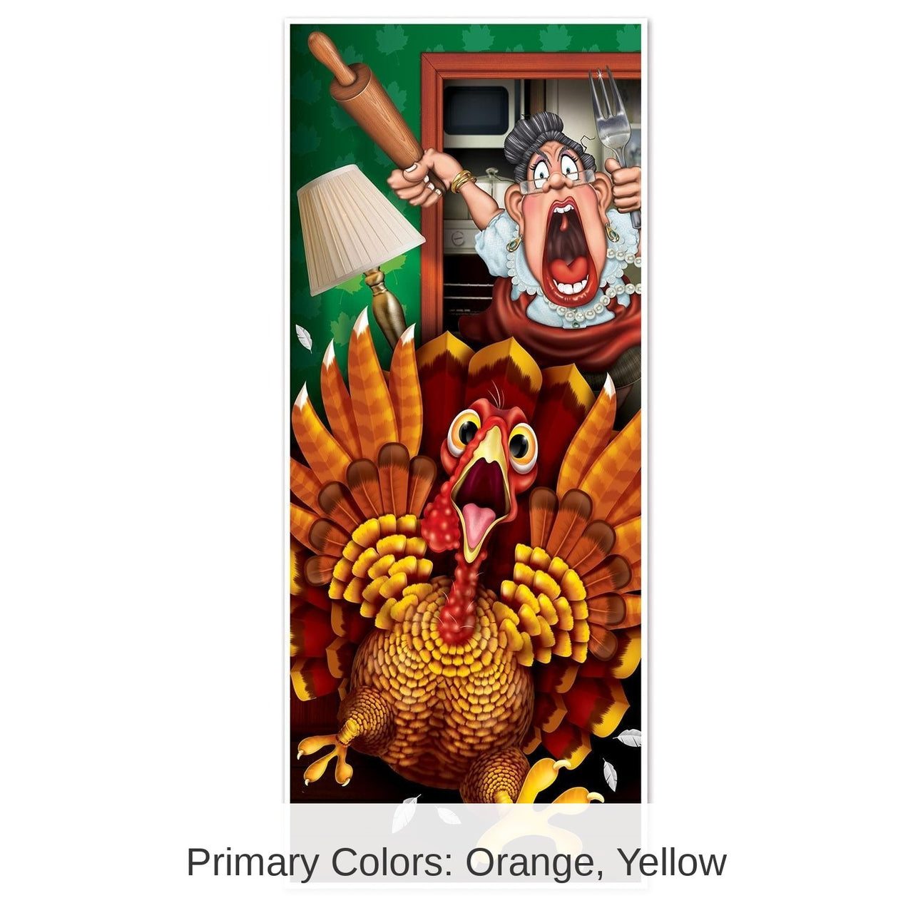 12 Pack Bulk Thanksgiving Wild Turkey Door Cover