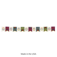 12 Pack Bulk Foil Happy Friendsgiving Streamer