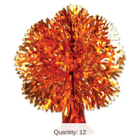 12 Pack Bulk Thanksgiving Metallic Fall Tree