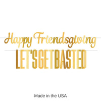 12 Pack Bulk Foil Friendsgiving Streamer Set