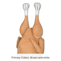 6 Pack Bulk Thanksgiving Plush Turkey Hat